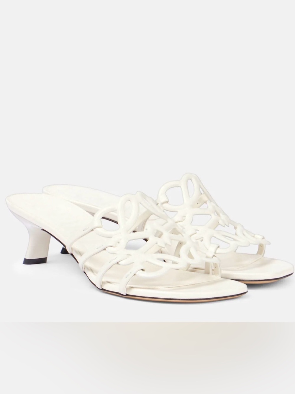 LOEWE x Paula's Ibiza Petal Anagram 45MM Sandals 37